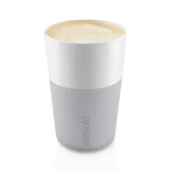 Cafe Lattemugg 2-pack 36 cl, Elephant Grey