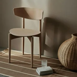 Ferm Living Ullmattor-Calm Kelim Matta 80x200 cm, Off-white / Dark Sand