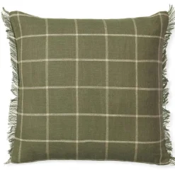 Ferm Living Prydnadskuddar & Fodral-Calm Kuddfodral 50x50 cm, Oliv