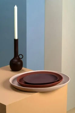 Polspotten Ljuslyktor-Candle Holder Spartan Orange M