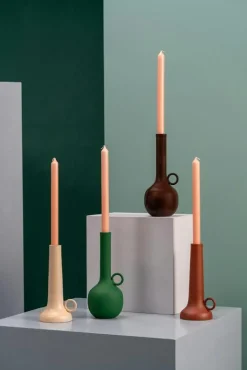 Polspotten Ljuslyktor-Candle Holder Spartan Orange M