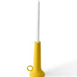 Candle Holder Spartan Yellow S
