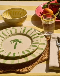 Pick a Poppy Mattallrikar-Cannes Tallrik 28 cm, Gul