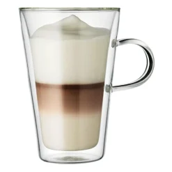 Bodum Kaffekoppar-Canteen dubbelväggigt glas med handtag 2-pack