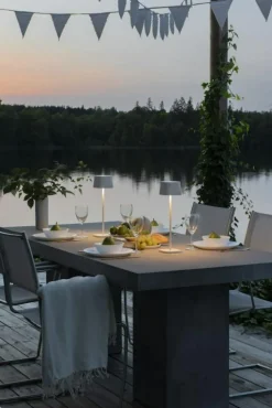 Capri Bordslampa Portabel, Vit