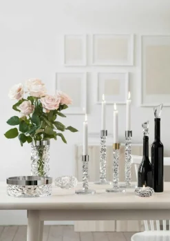 Orrefors Ljusstakar-Carat Ljusstake 18 cm, Klar