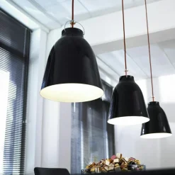 Caravaggio Pendel P2, Sladd 3 m, Svart Högglans