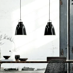 Caravaggio Pendel P2, Sladd 3 m, Svart Högglans