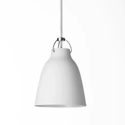 Caravaggio Taklampa P1, 3m Kabel, Matt Vit