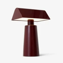 Caret MF1 Bordslampa Portabel, Dark Burgundy