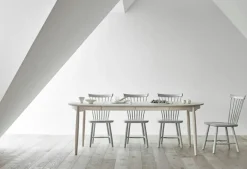 Stolab Matbord Och Barbord-Carl Matbord Mattlackad Björk, Ø115 cm