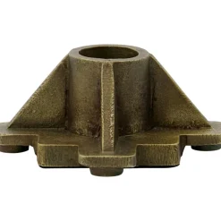 Castle Ljusstake Antik Aluminium, 9x9 cm