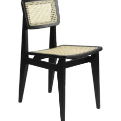 C-Chair Dining Chair, Black oak/Cane