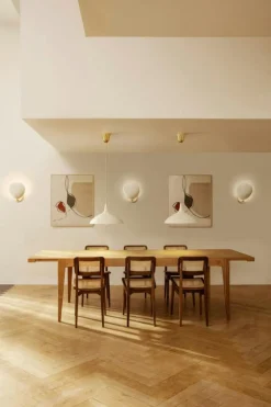 C-Chair Dining Chair, Black oak/Cane