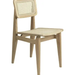 C-Chair Dining Chair, Black oak/Cane