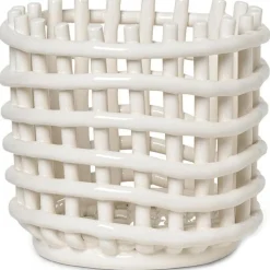 Ferm Living Korgar-Ceramic Korg , 21 cm