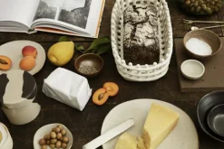 Ferm Living Korgar-Ceramic Korg Oval, Naturvit