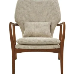 Chair Peggy Fabric Rough Ecru