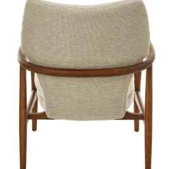 Chair Peggy Fabric Rough Ecru