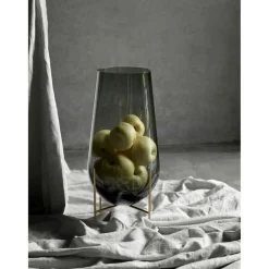 Audo Copenhagen Vaser-Échasse Vas M, Smoked/ Brass