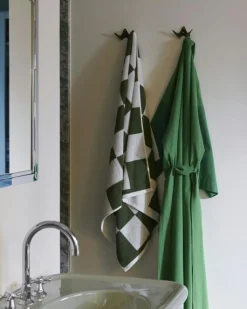 HAY Handdukar & Badlakan-Check Badhandduk 70x136 cm, Lavendel