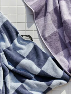 HAY Handdukar & Badlakan-Check Badhandduk 70x136 cm, Lavendel