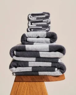 HAY Handdukar & Badlakan-Check Badhandduk 70x136 cm, Lavendel