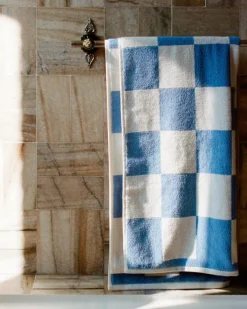 HAY Handdukar & Badlakan-Check Badhandduk 70x136 cm, Lavendel