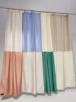 HAY Duschdraperier-Check Duschdraperi 180x200 cm, Blå