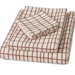 Checks Rust Badlakan, 100x150 cm