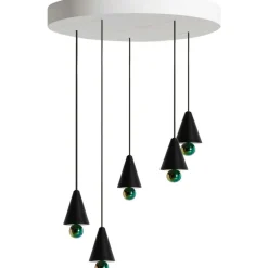 Petite Friture Ljuskronor & Takkronor|Pendellampor-Cherry LED Ljuskrona, Vit