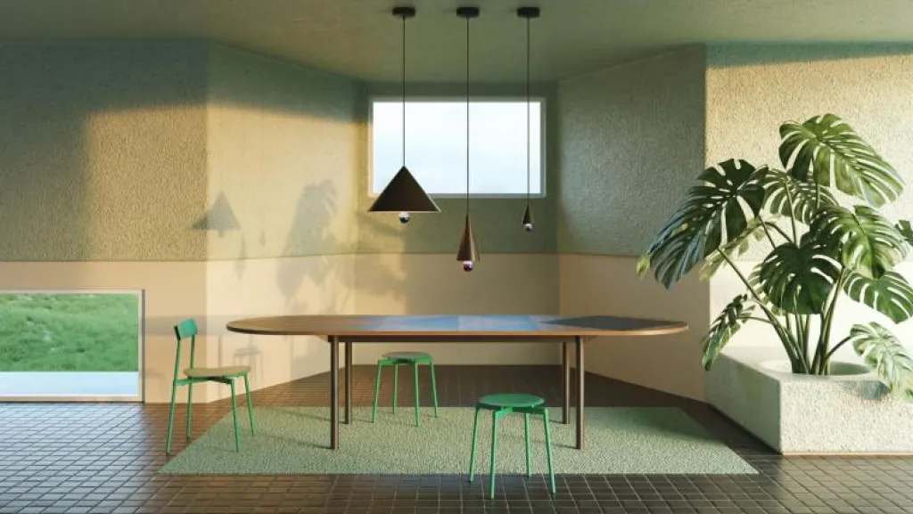 Petite Friture Fönsterlampor|Pendellampor-Cherry LED Pendel 93 mm, Svart