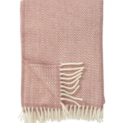 Klippan Yllefabrik Plädar & Filtar-Chevron Pläd 130x200 cm, Caramel