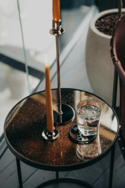 Hilke Collection Ljusstakar-Chiaro Di Luna Ljusstake Förnicklad mässing, 40 cm