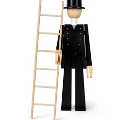 Chimney Sweeper Träfigur, Svart