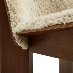 HAY Fåtöljer-Chisel Loungefåtölj Med Klädd Framsida, Ek / Sense Läder Cognac