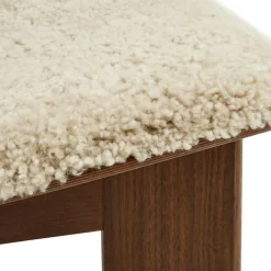 HAY Fåtöljer-Chisel Loungefåtölj Med Klädd Framsida, Ek / Sense Läder Cognac