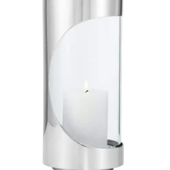 Chrome Contours Värmeljushållare Rostfritt Stål, 28 cm