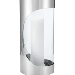 Chrome Contours Värmeljushållare Rostfritt Stål, 28 cm