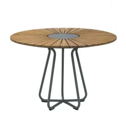 Circle Bord 150 cm, Bambu/Grå