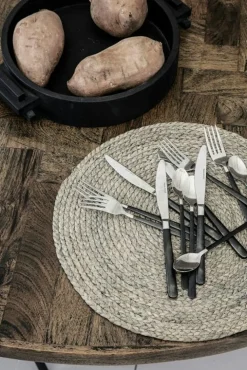 House Doctor Bordstabletter & Glasunderlägg-Circle Bordstablett 4 st, Ljusgrå