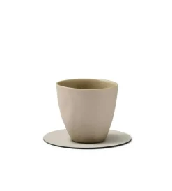 LIND DNA Bordstabletter & Glasunderlägg-Circle Glasunderlägg Nupo 10 cm, Clay Brown