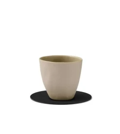 Circle Glasunderlägg Serene 10 cm, Svart