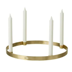 Circle Ljusstake Mässing, Stor