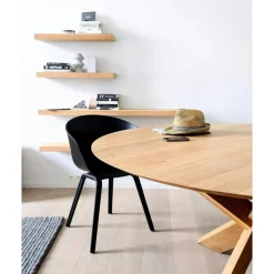 Circle Matbord Ø136, Ek