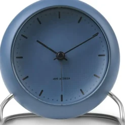 Arne Jacobsen Väckarklockor|Bordsklockor-City Hall Bordsklocka, Svart