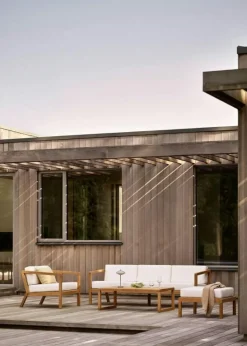 Clam Bordslampa Portabel, Vit