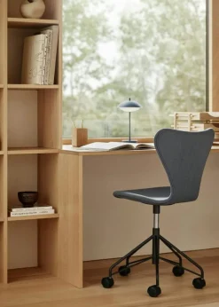 Clam Bordslampa Portabel, Vit