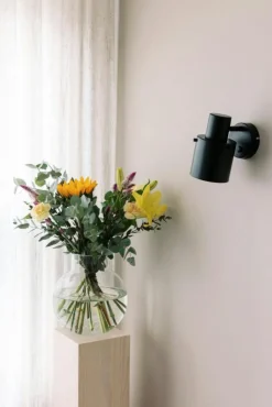 Globen Lighting Sänglampor|Vägglampor-Clark 1 Vägglampa, Svart