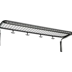 Essem Design Hatthyllor-Classic 651 Hatthylla Enkel Svart / Krom, 90 cm